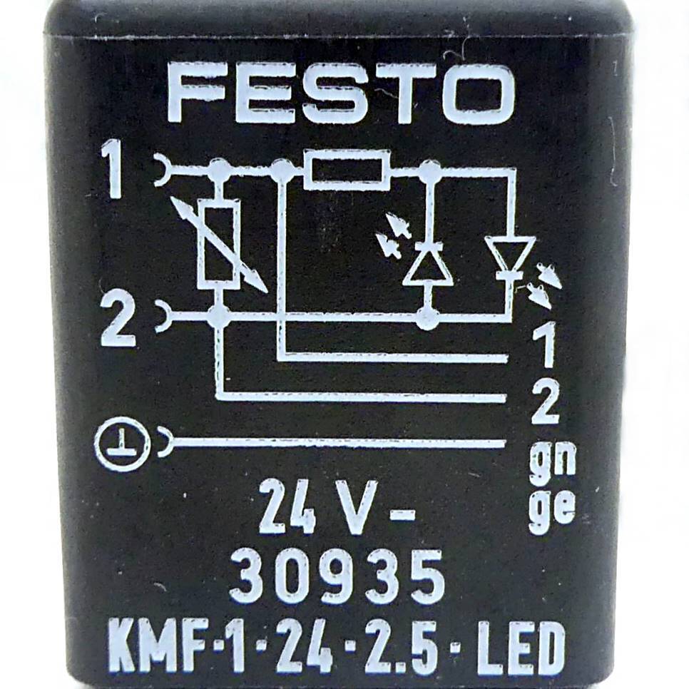 3 Stück Steckdosenleitungen KMF-1-24DC-2.5-LED 