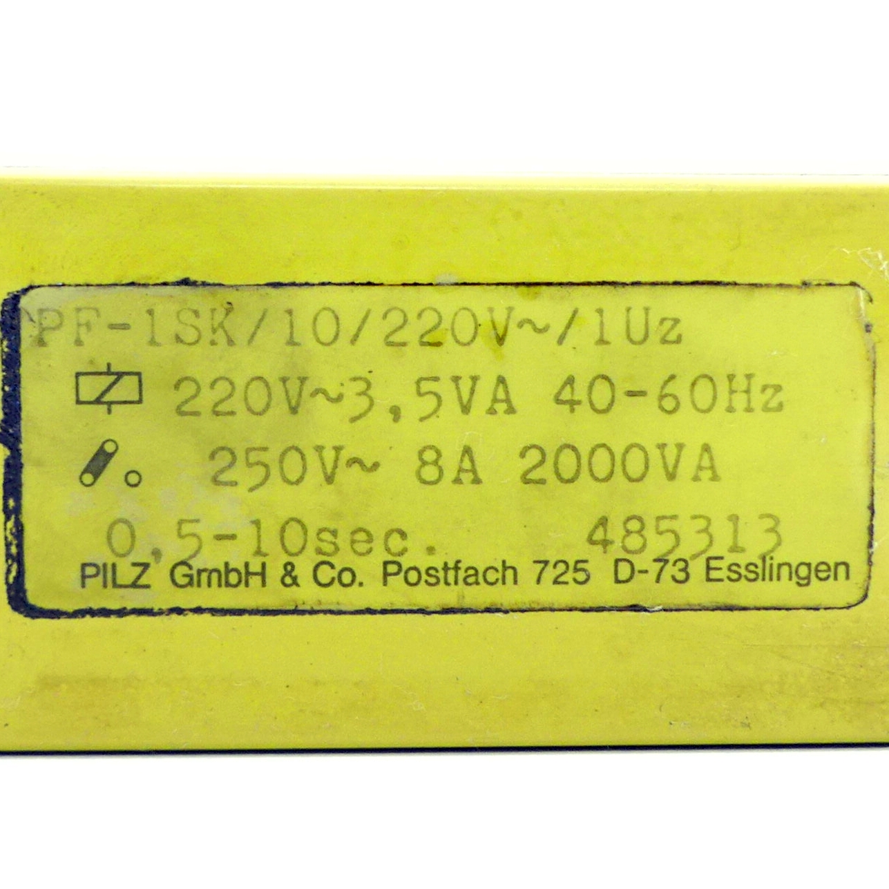 Sicherheitsrelais PF-1SK/10/220V~/1Uz 