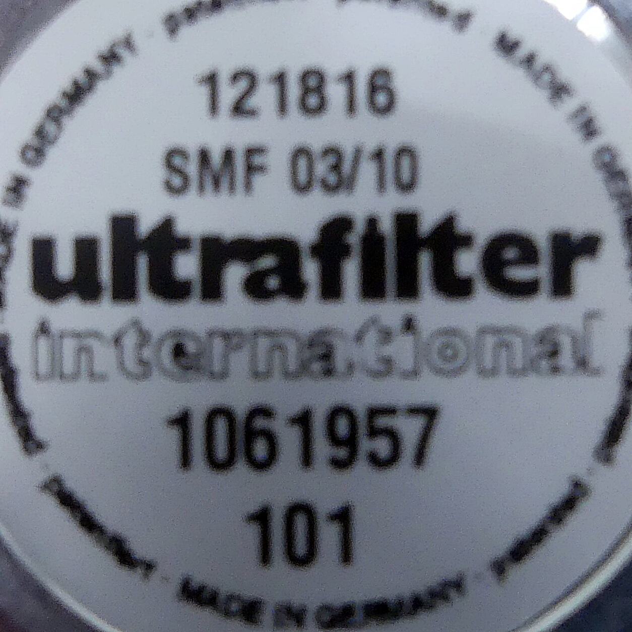 Filter inserts SMF 03/10 