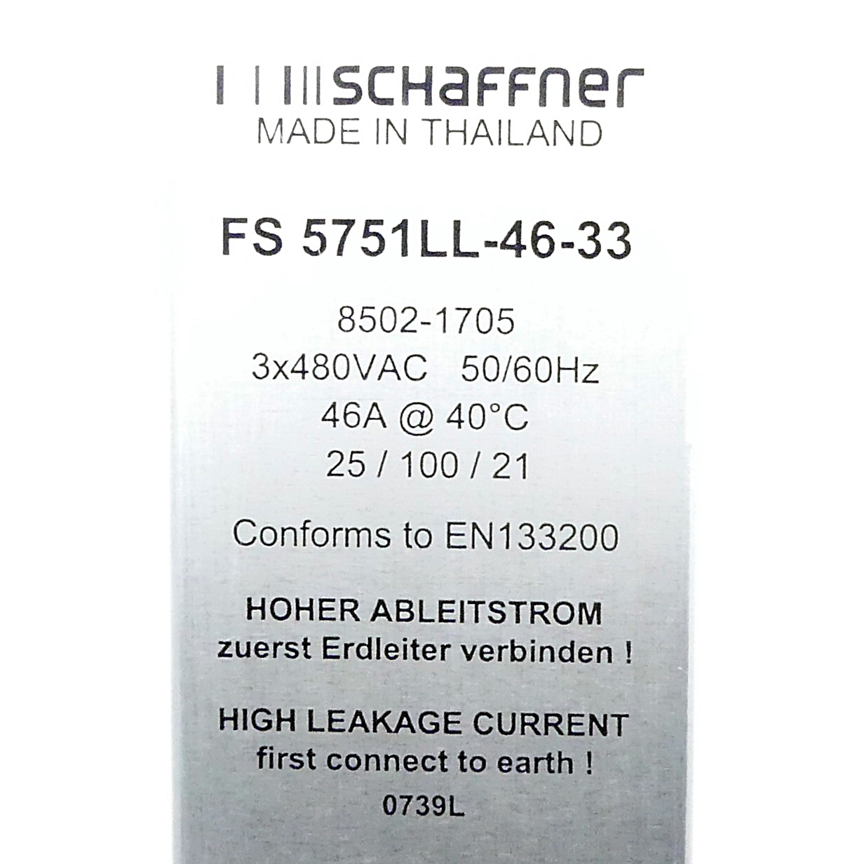 Mains filter FS 5751LL 