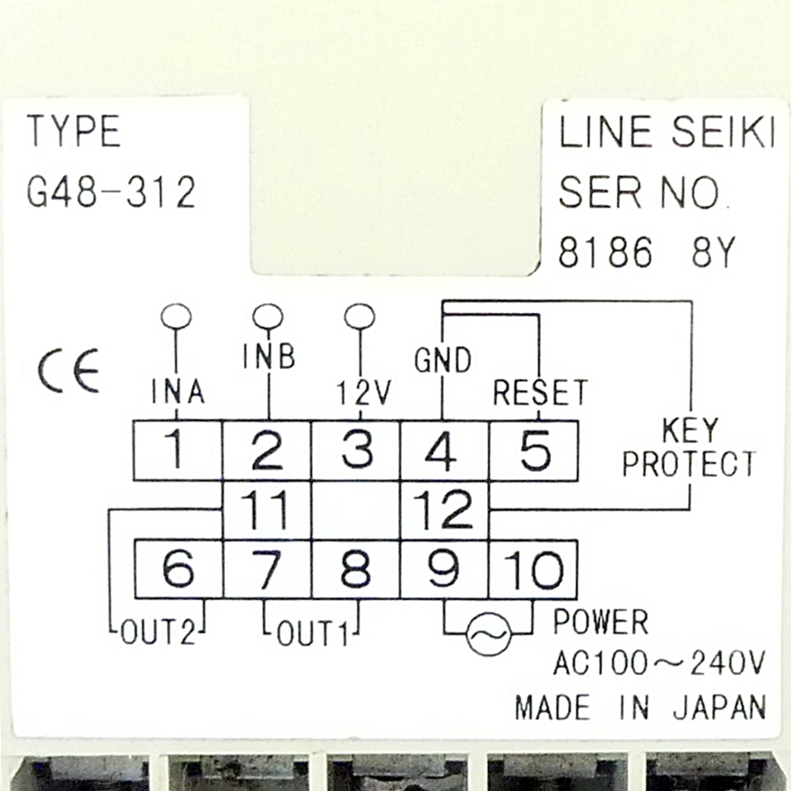 Digital counter G48-312 