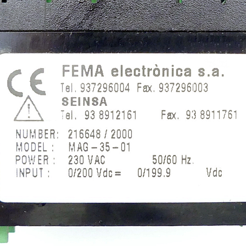 Multimeter panel MAG-35-01 