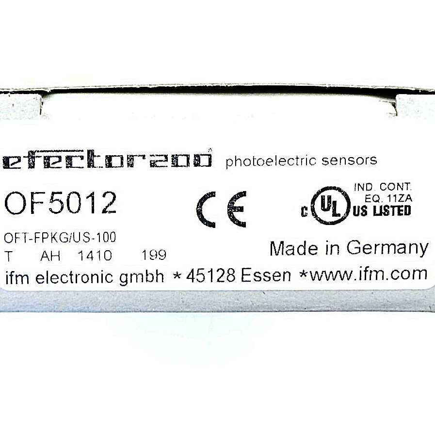 Diffuse-reflection sensor OFT-FPKG/US-100 