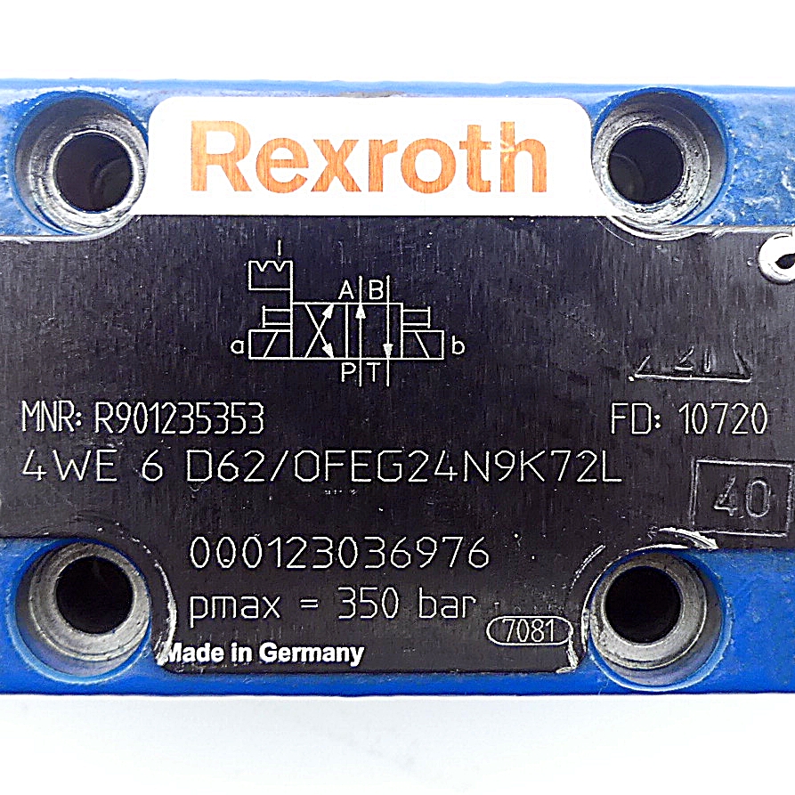 Maschinenteil24 | Rexroth 4/2 Directional control valve 4 WE 6 D62 ...