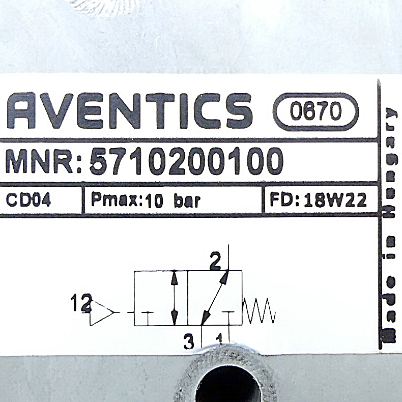 3/2 Directional control valve CD04 