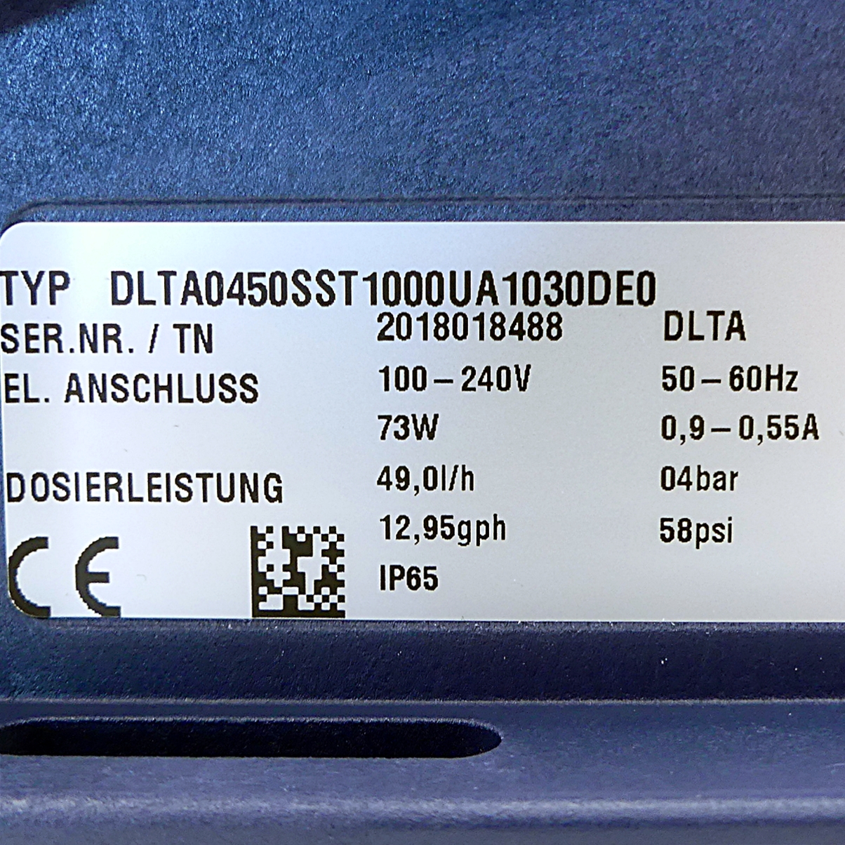 Magnetic dosing pump delta 