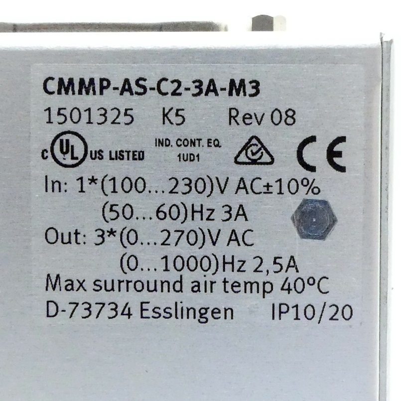 Motorcontroller CMMP-AS-C2-3A-M3 