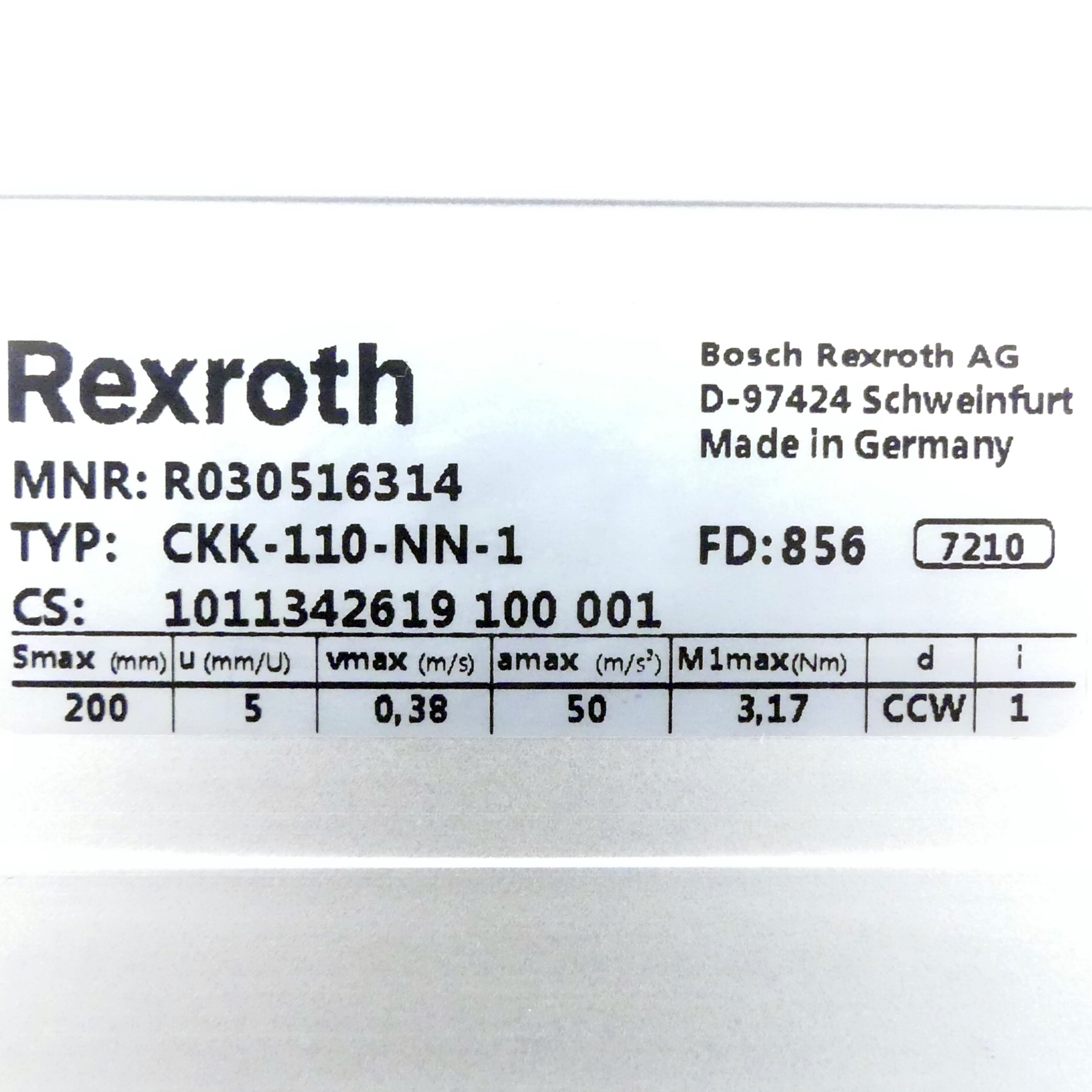 Linearmodul CKK-110-NN-1 