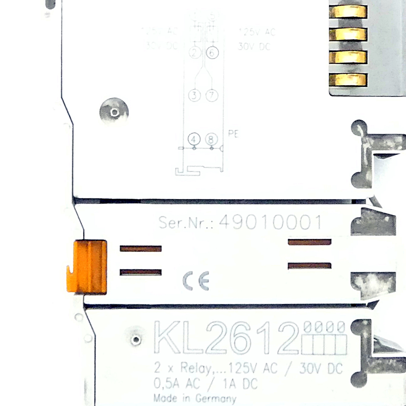 2-Channel relay output terminal 