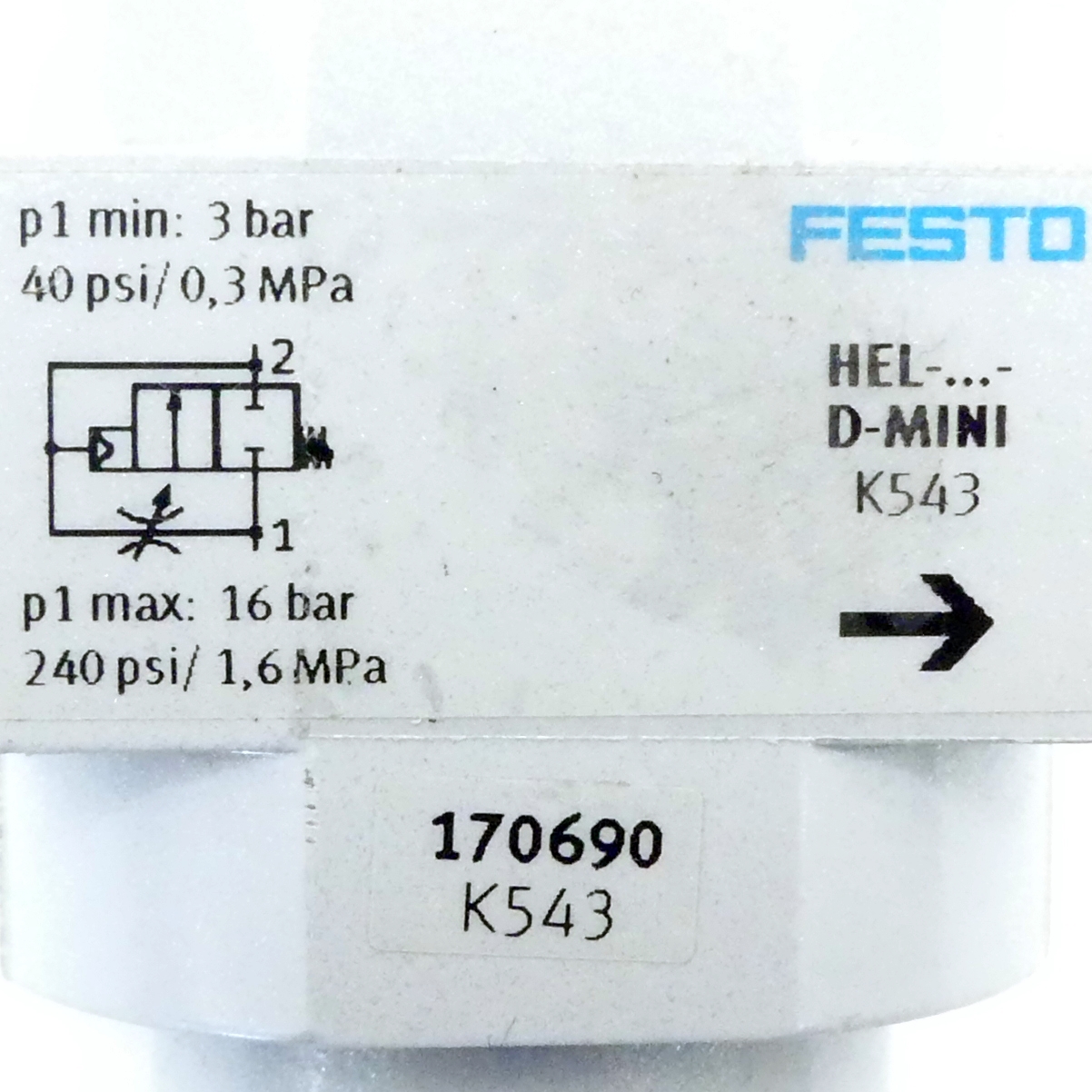 On/off valve HEL-D-MINI 