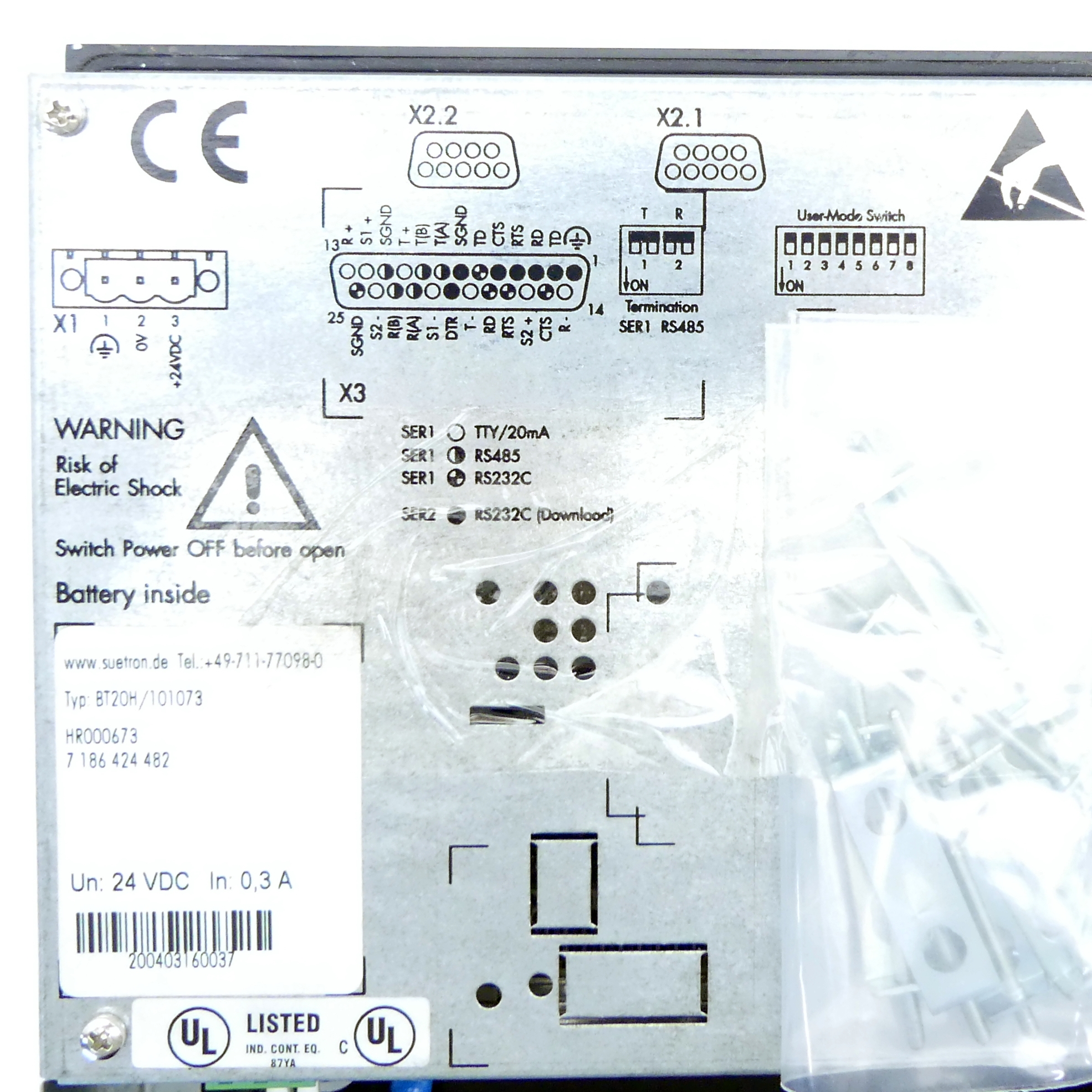 Bedienpanel 