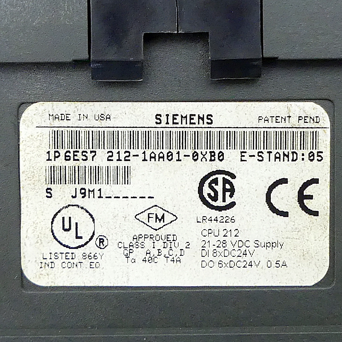 Compact Unit SIMATIC S7-200 