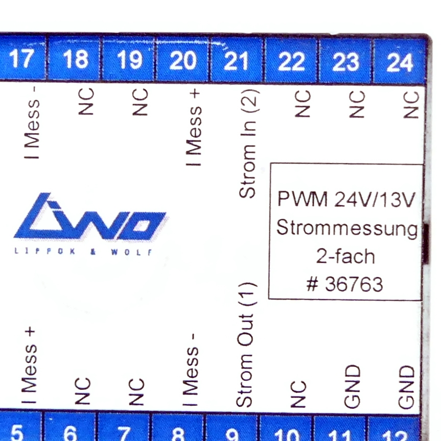 Current measurement PWM 24V/13V 