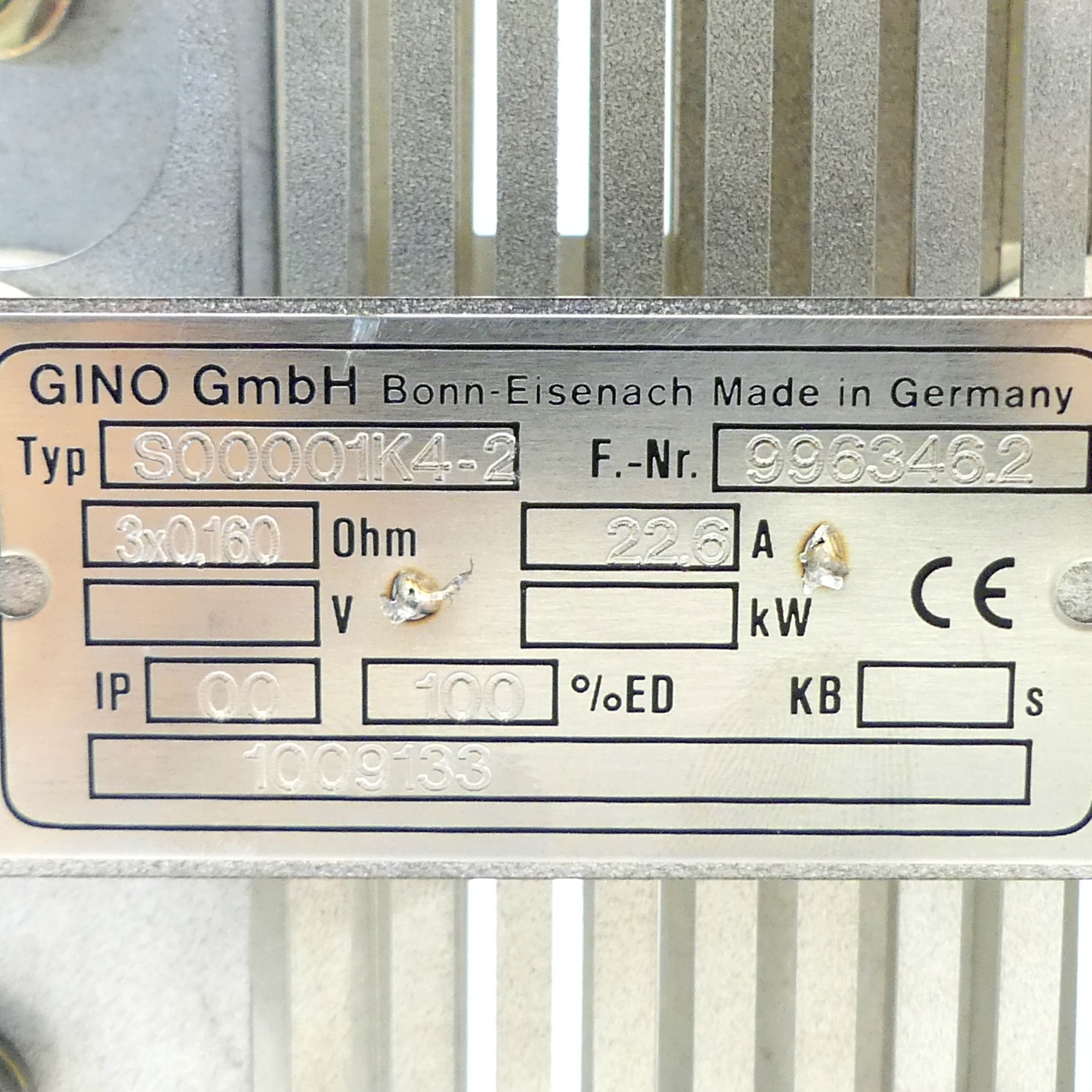 Steel grid resistor device S00001K4-2 