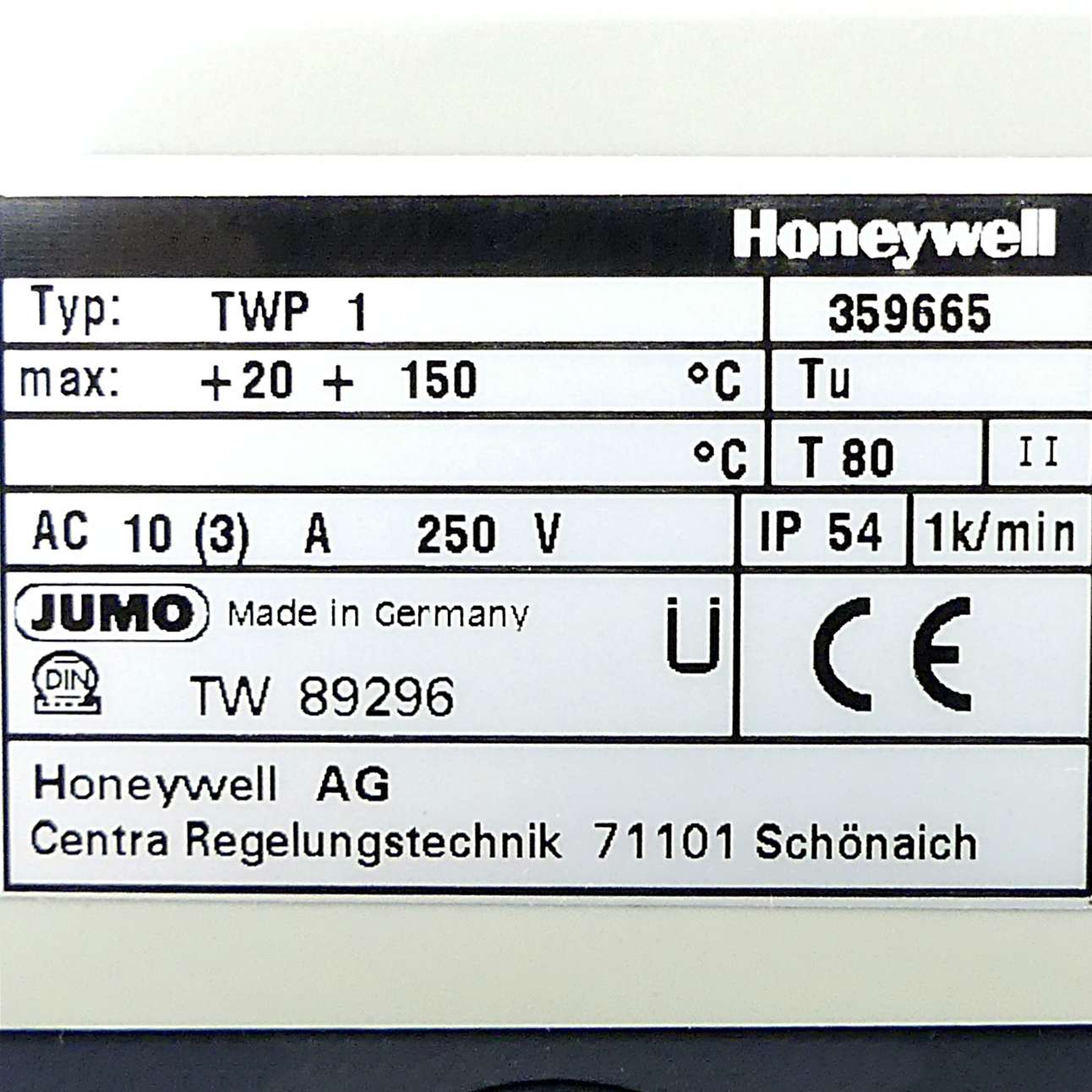 Temperaturwächter TWP 1 