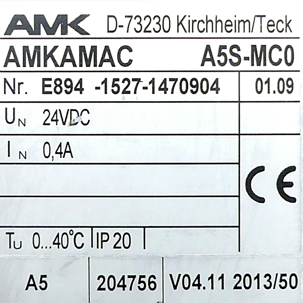 Steuerung A5S-MC0 