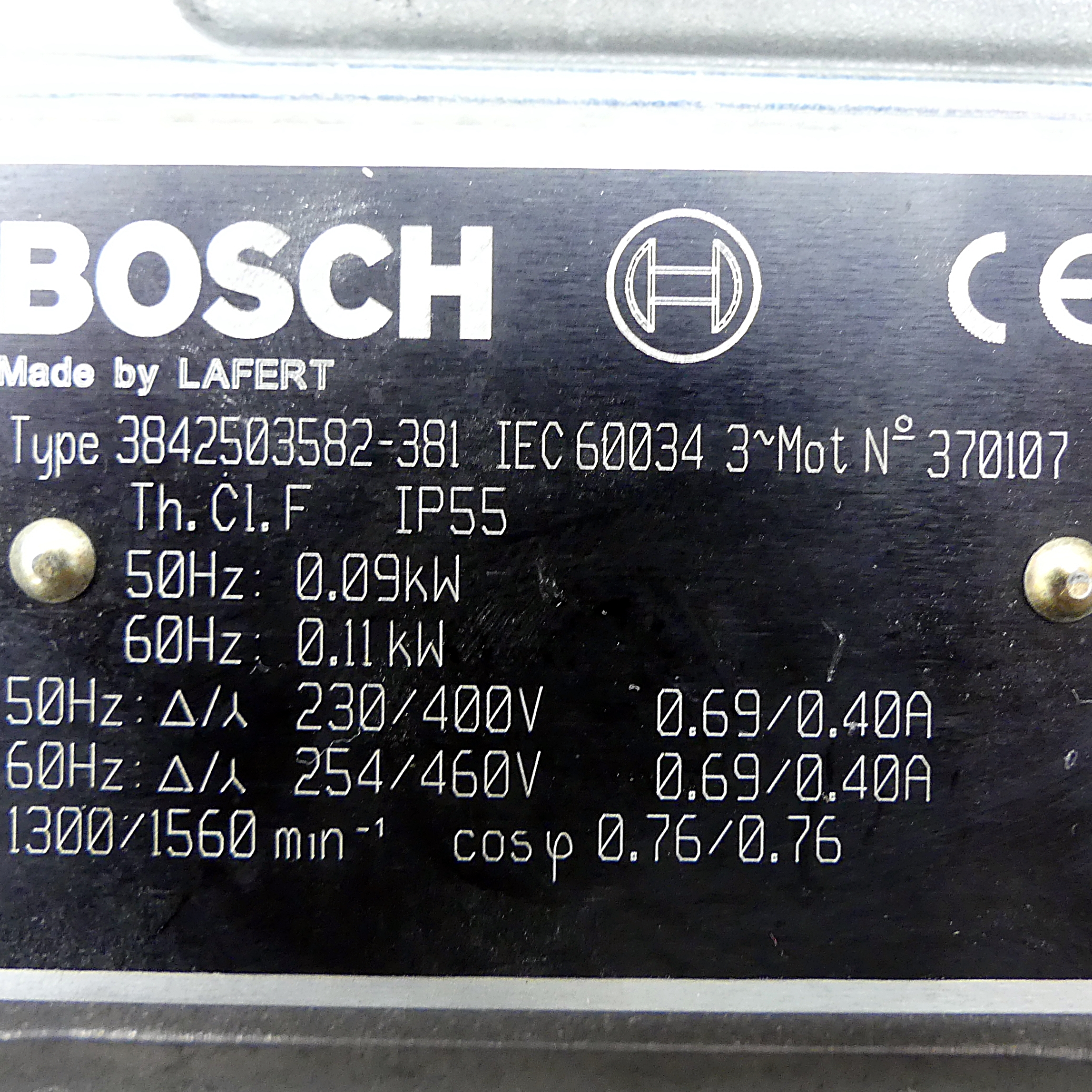 Three-phase Motor IEC 60034 