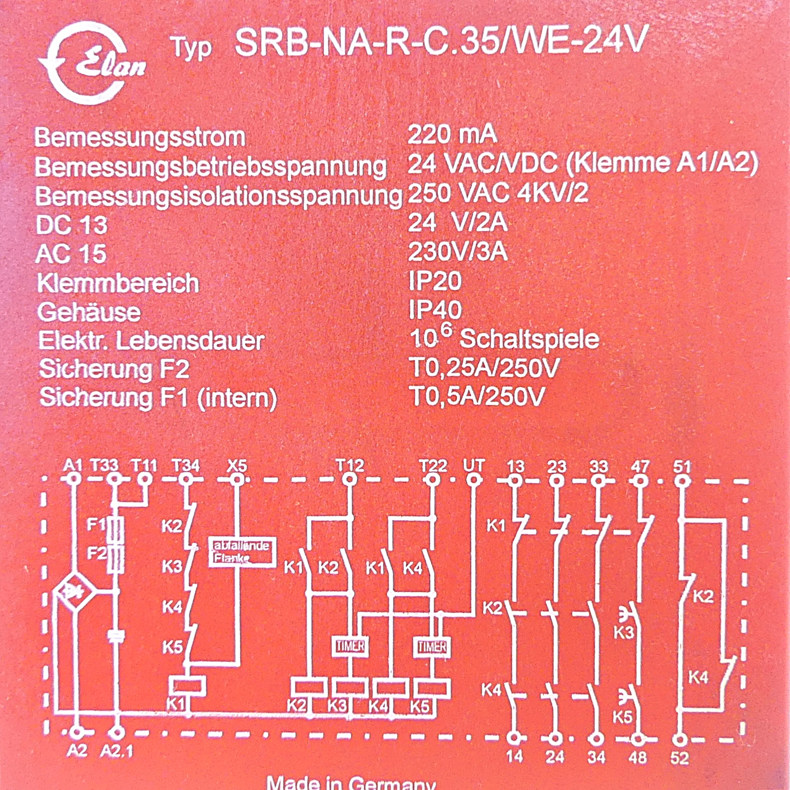 Safety relay 