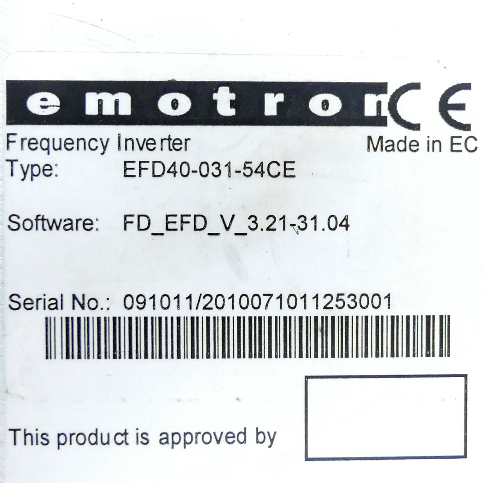 Frequency inverter 