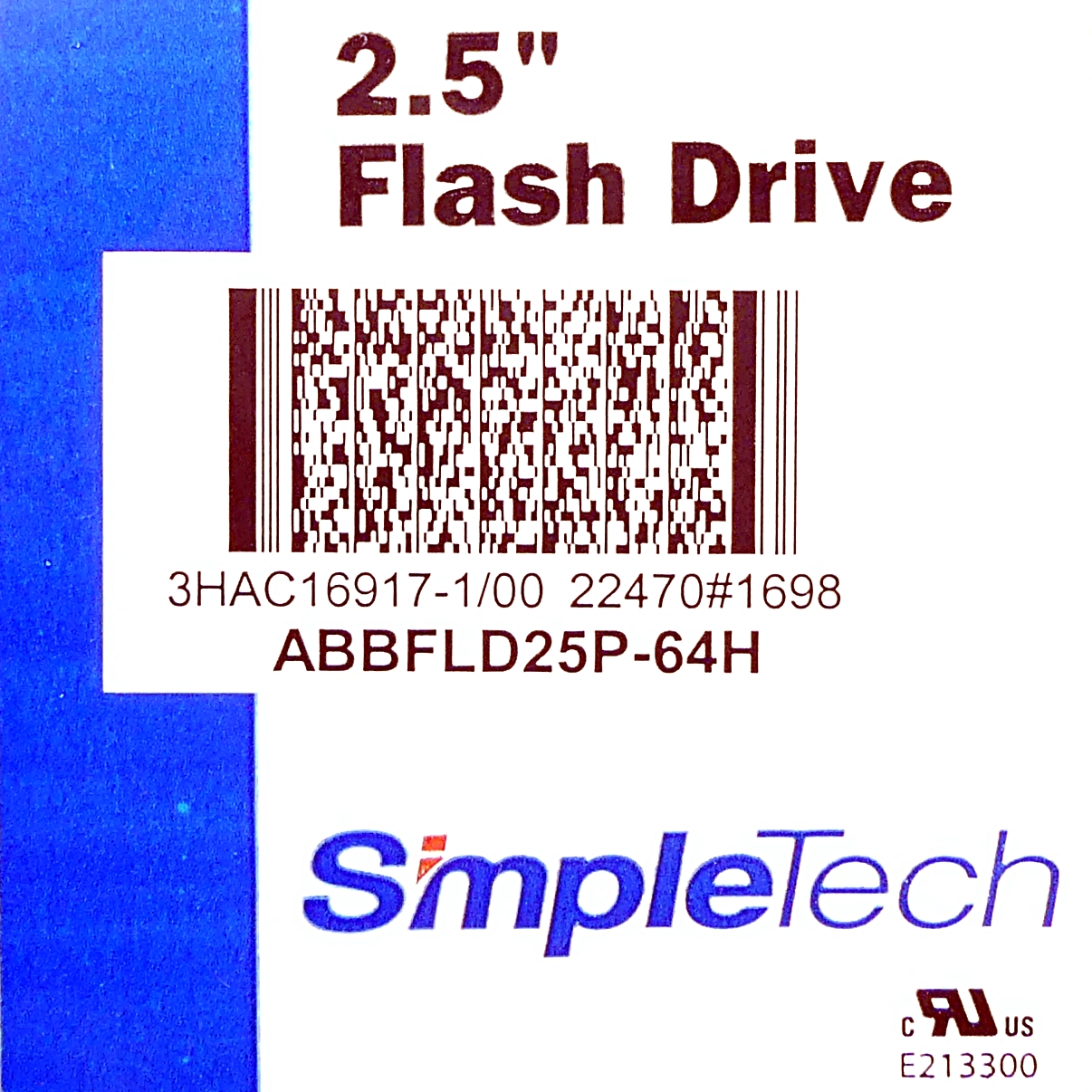 SimpleTech 2.5" Flash Drive 3HAC16917-1/00 
