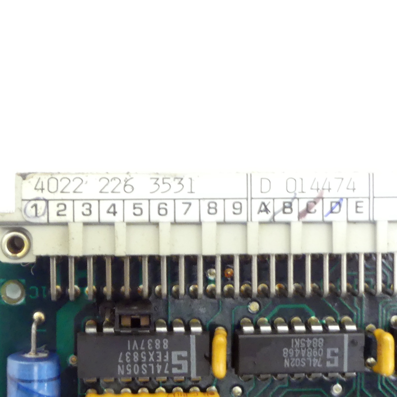 Control card input/output module 