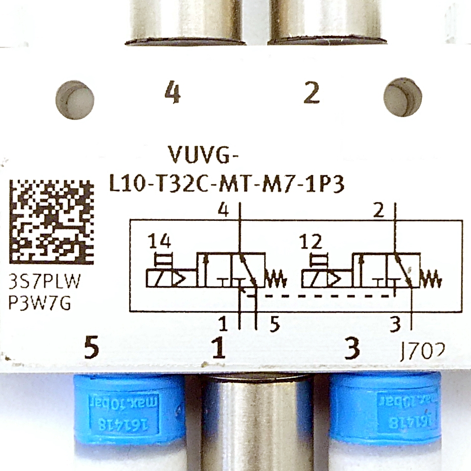 2 x 3/2 Directional control valve VUVG-L10-T32C-MT-M7-1P3 