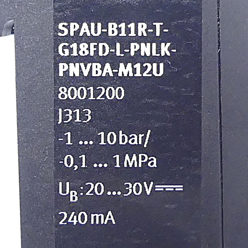 Pressure sensor SPAU-B11R-T-G18FD-L-PNLK-PNVBA-M12U 