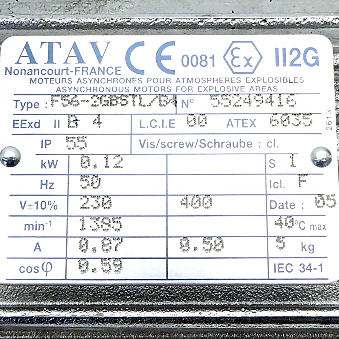 Servomotor F56-2GBSTL/B4 