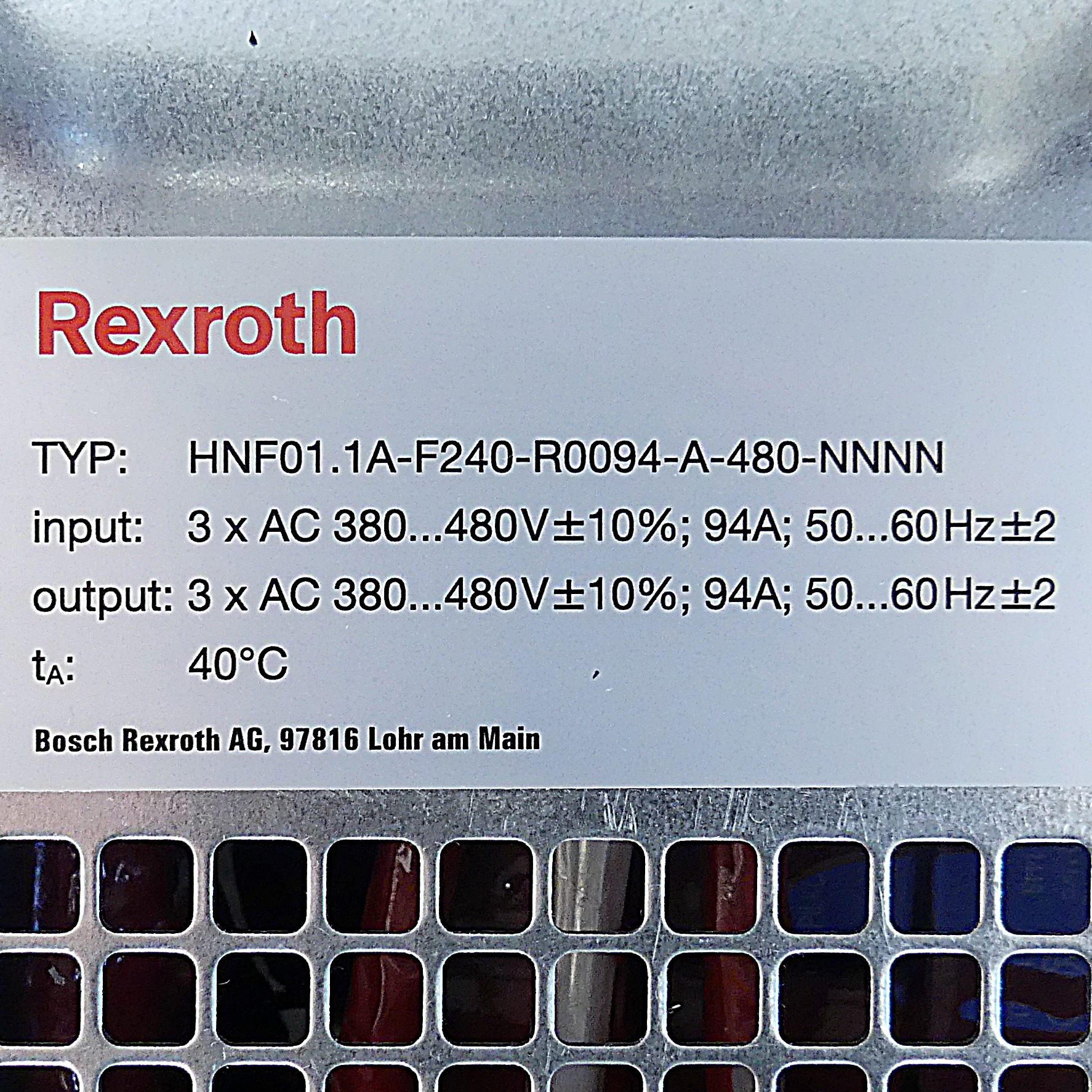 Netzfilter HNF01.1A-F240-R0094 