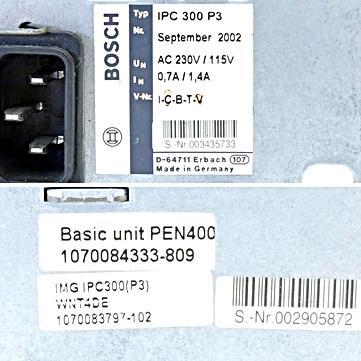 Control module IPC 300 P3 Without CPU Fan 