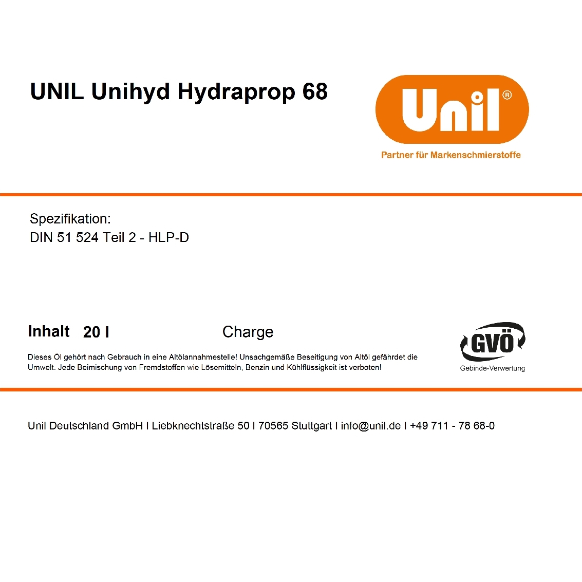 Unihyd Hydraprop 68 