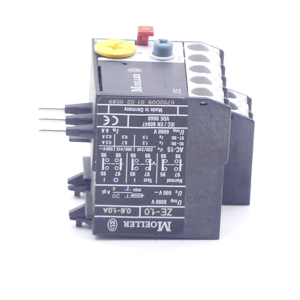 Overload relay ZE-1,0 