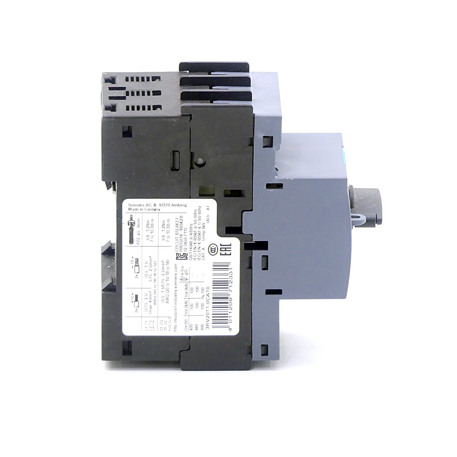 Circuit breaker 3RV2011-0CA10 