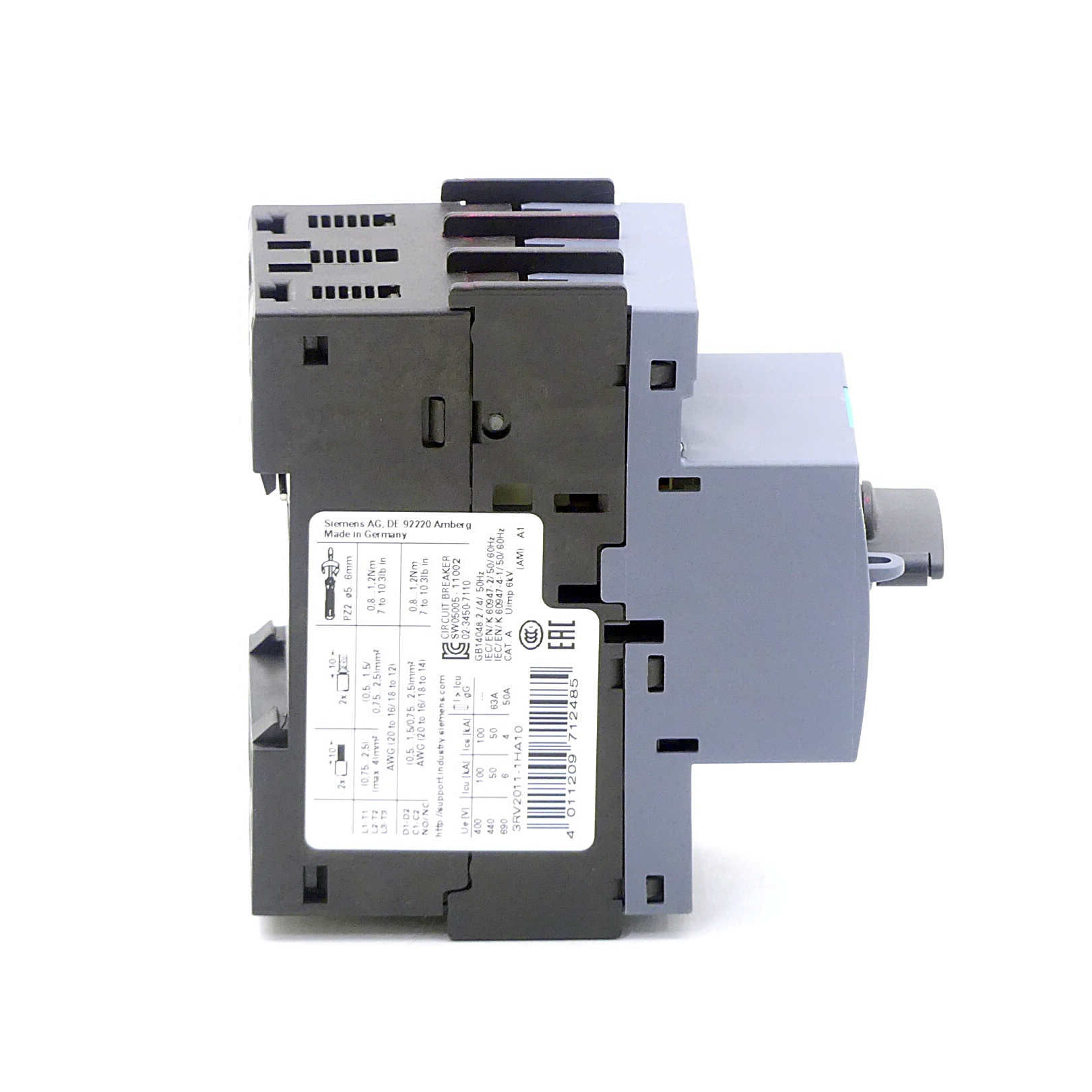 Circuit breaker 3RV2011-1HA10 