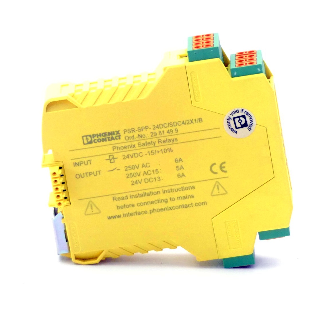 Safety relay PSR-SPP-24DC/SDC4/2X1/B 