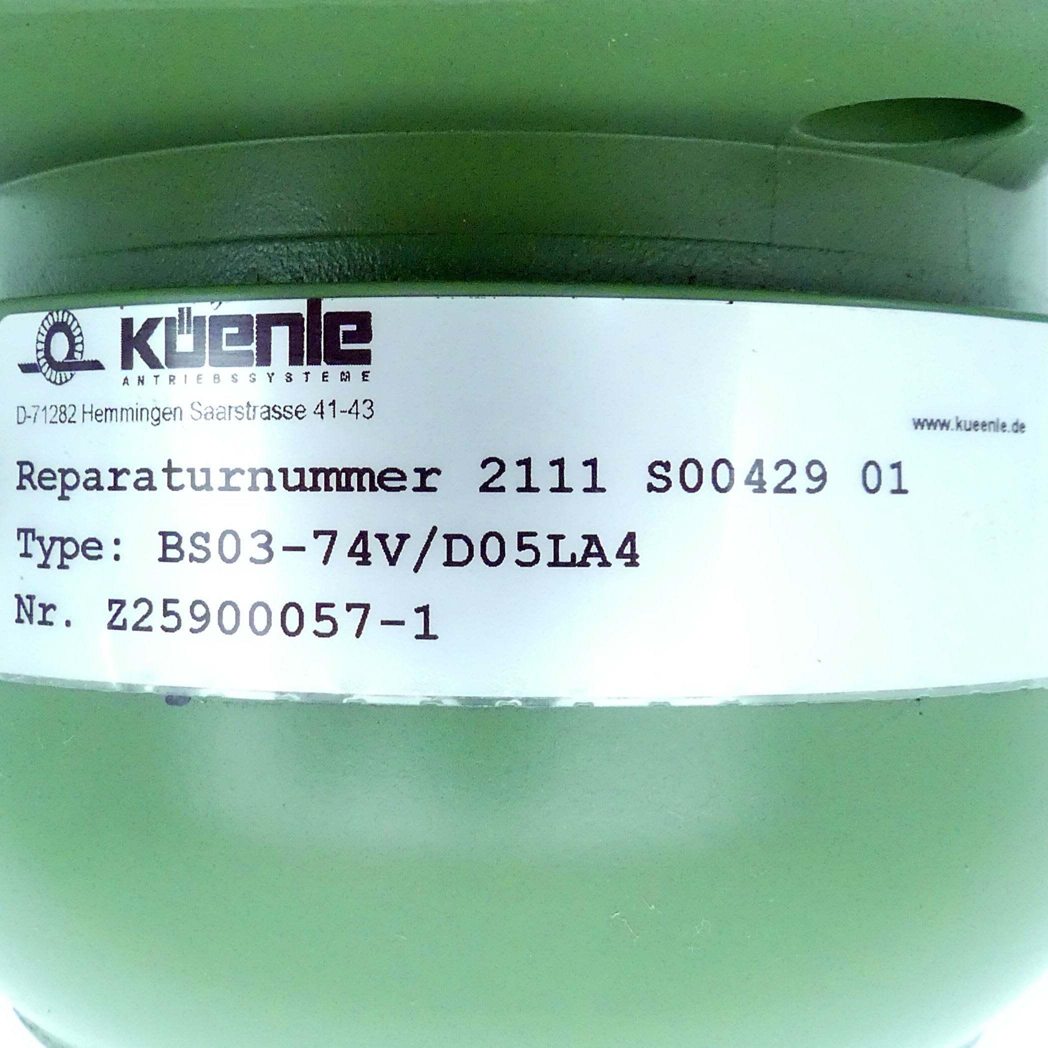 Getriebemotor BS03-74V/D05LA4 