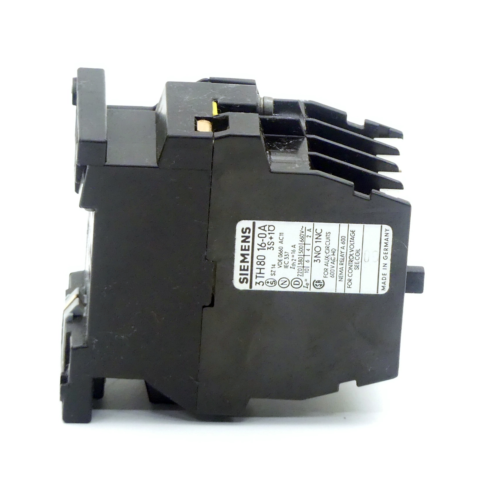 Auxiliary contactor 3TH80 16-0A 