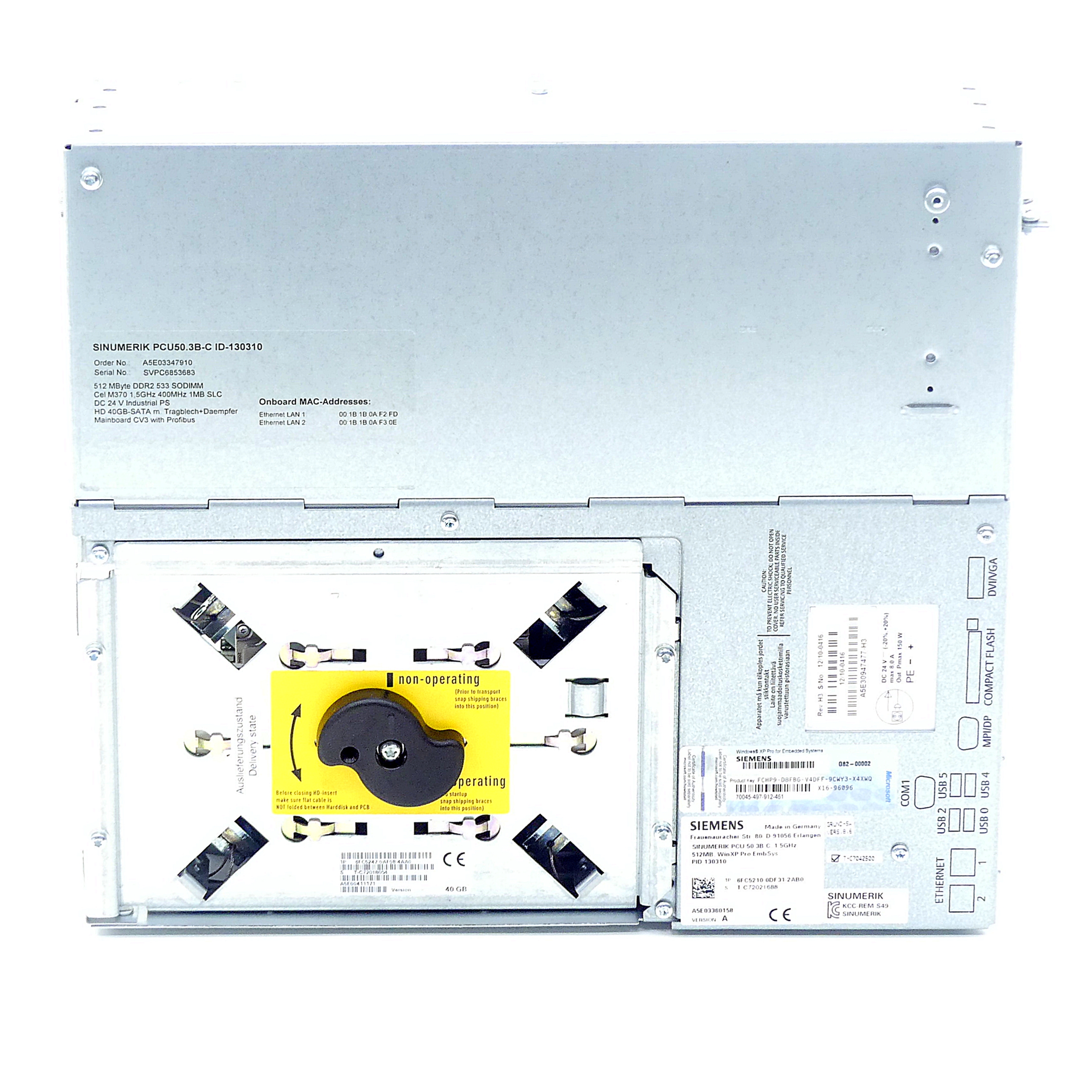 SINUMERIK Electronic control unit 