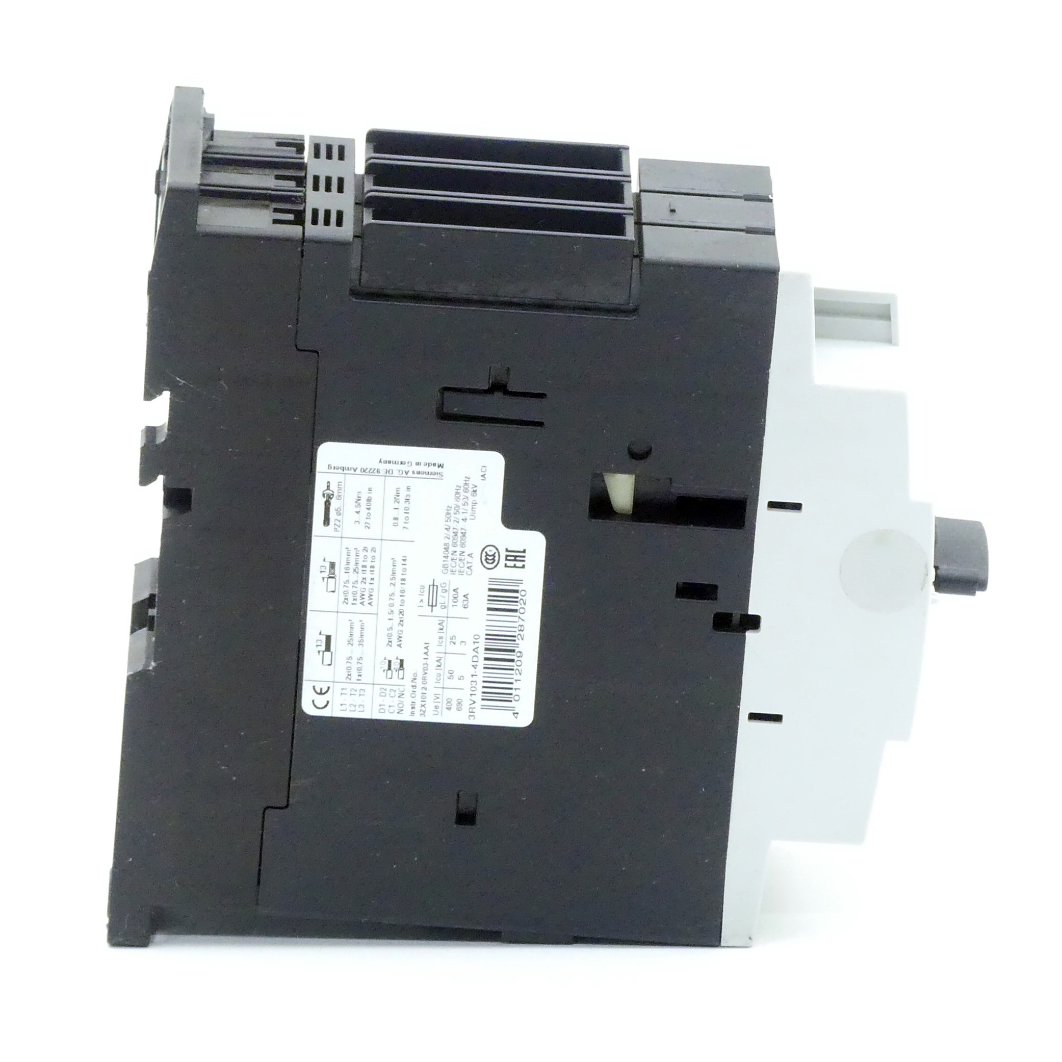 Sirius Circuit Breaker 3RV1031-4DA10 