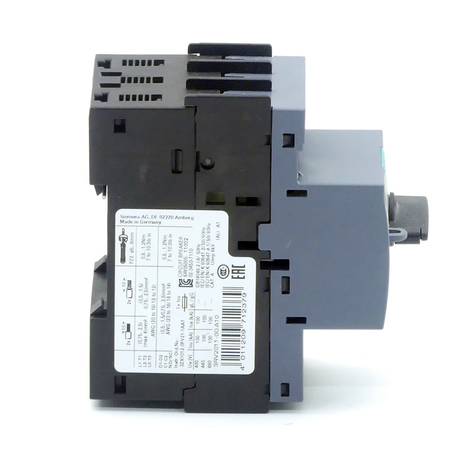 Circuit breaker 3RV2011-0GA10 