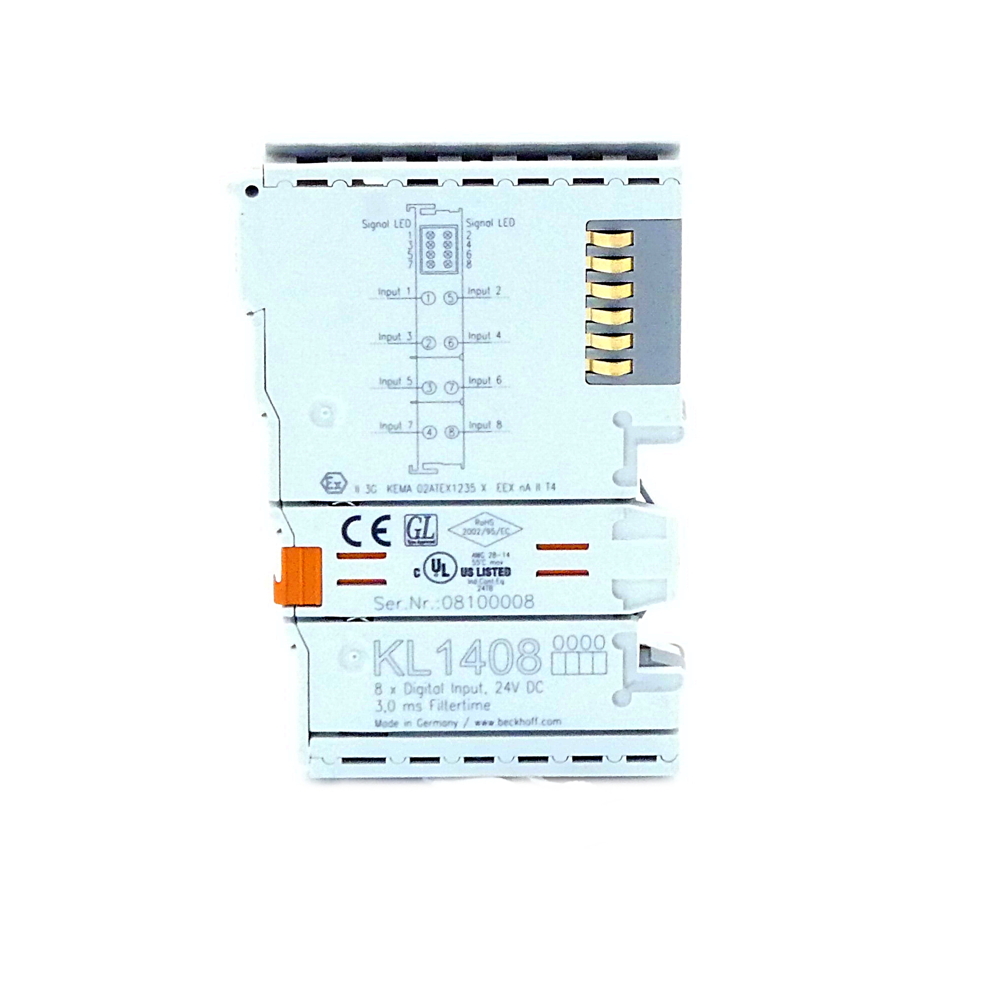 8-channel Digital Input Terminal 