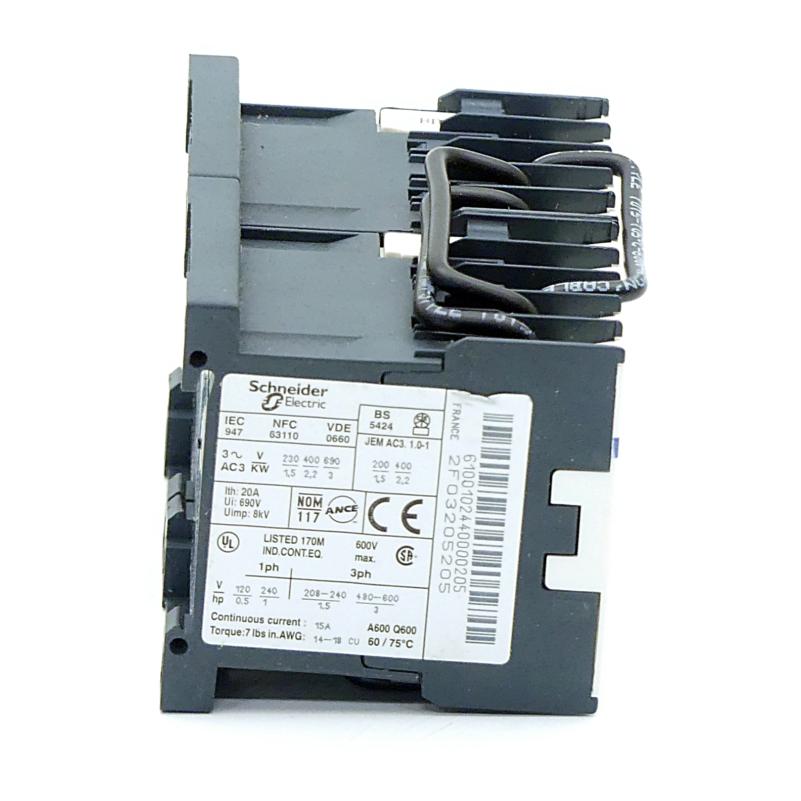 Reversing contactor 