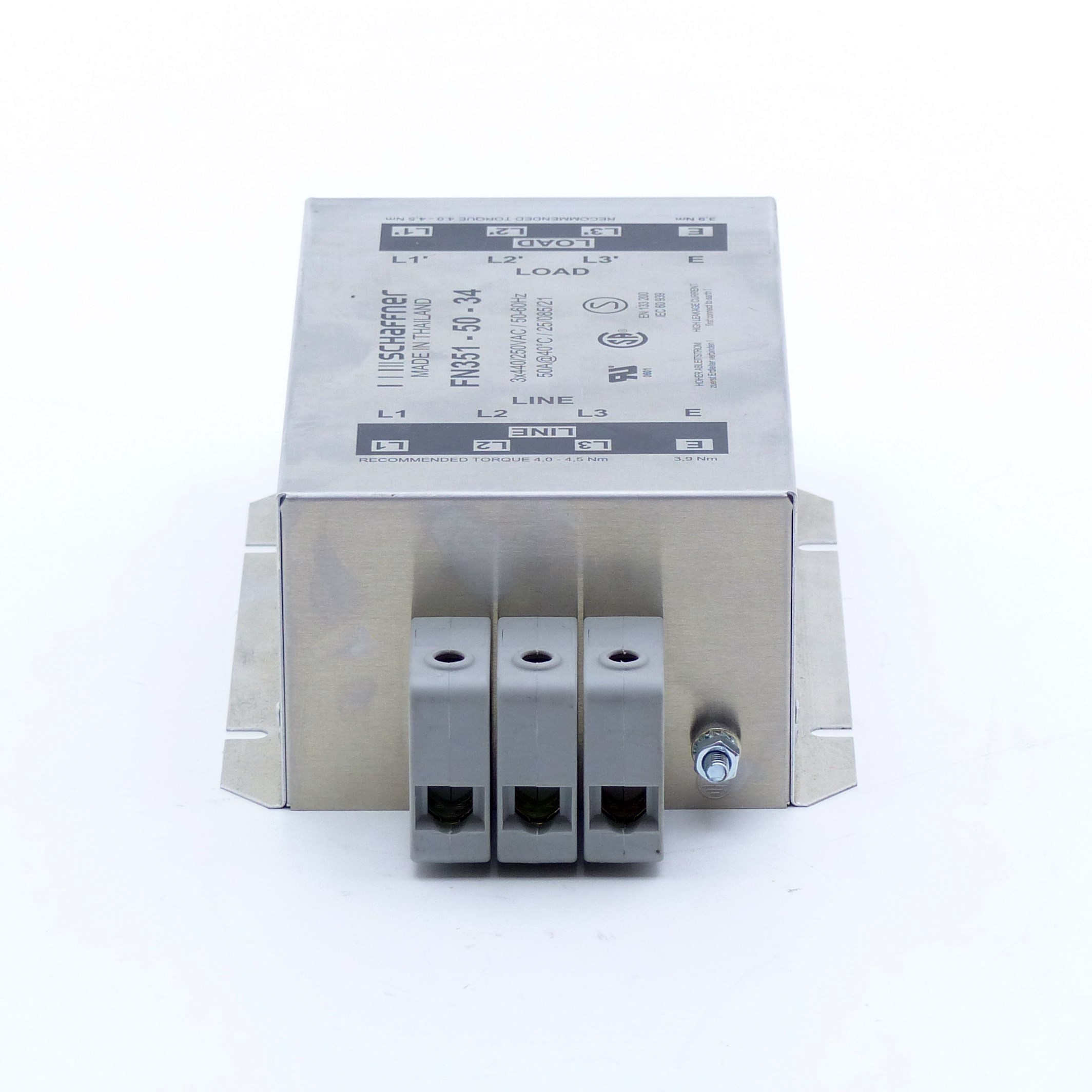 Universeller 3-Phasen EMV-Filter FN351-50-34 