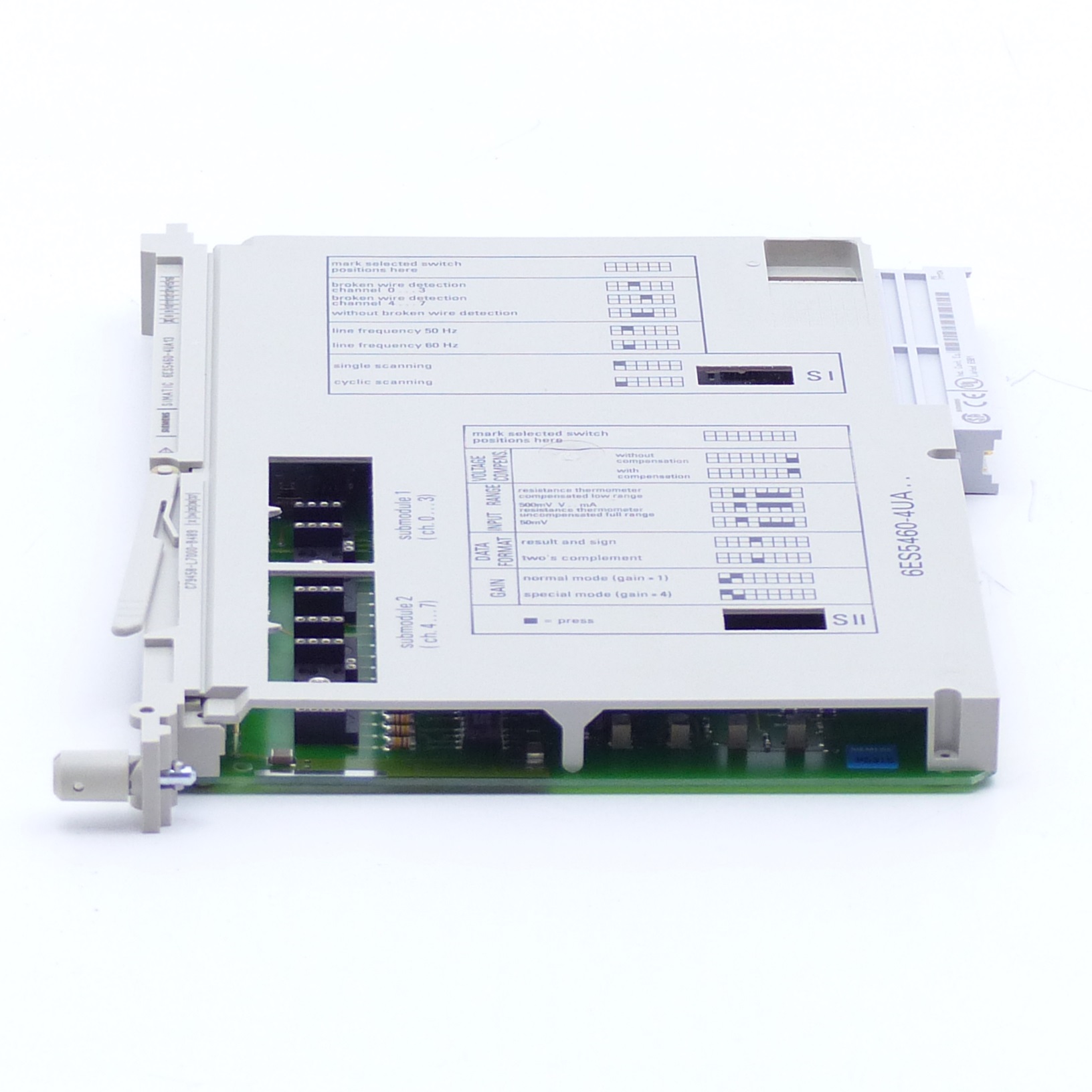 Simatic S5 Analog input 