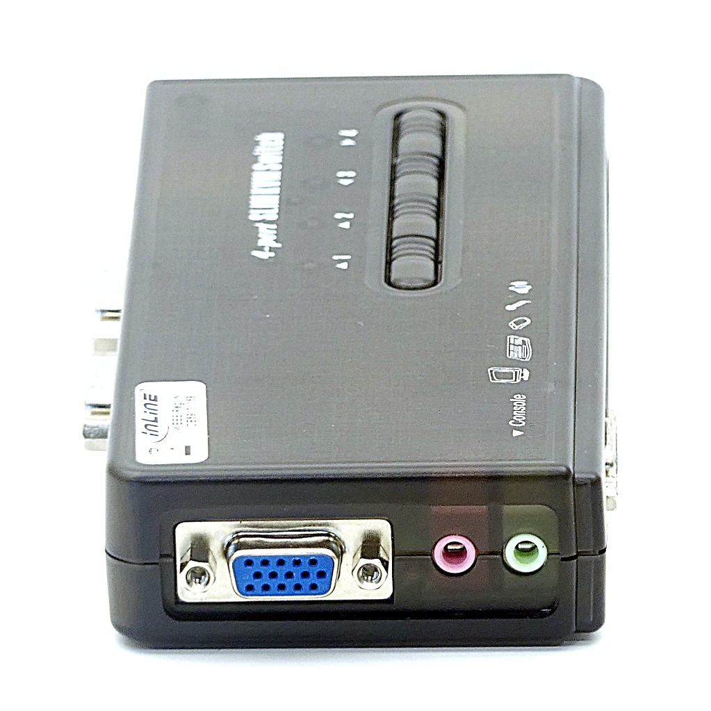 4-port SLIM KVM Switch 