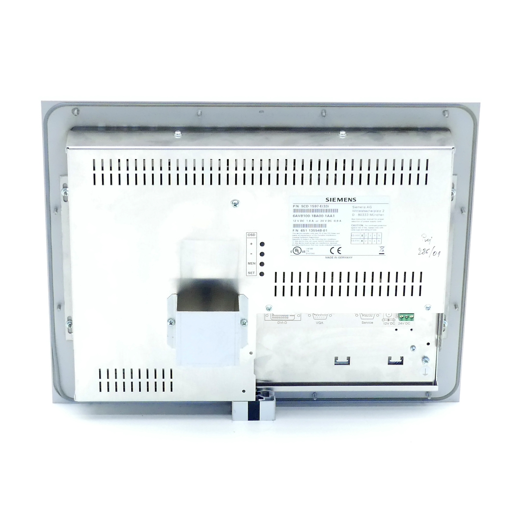 Control panel SCD1597 