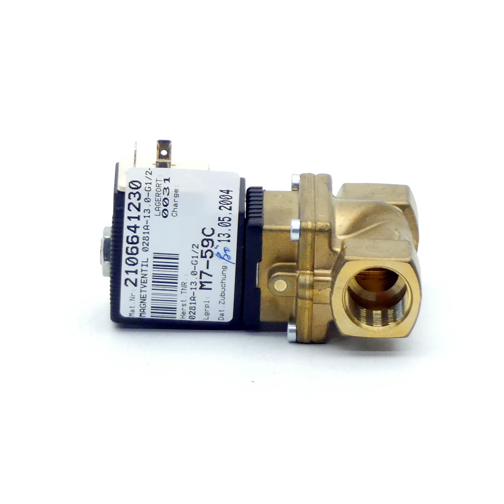 2/2 Servo controlled solenoid valve 