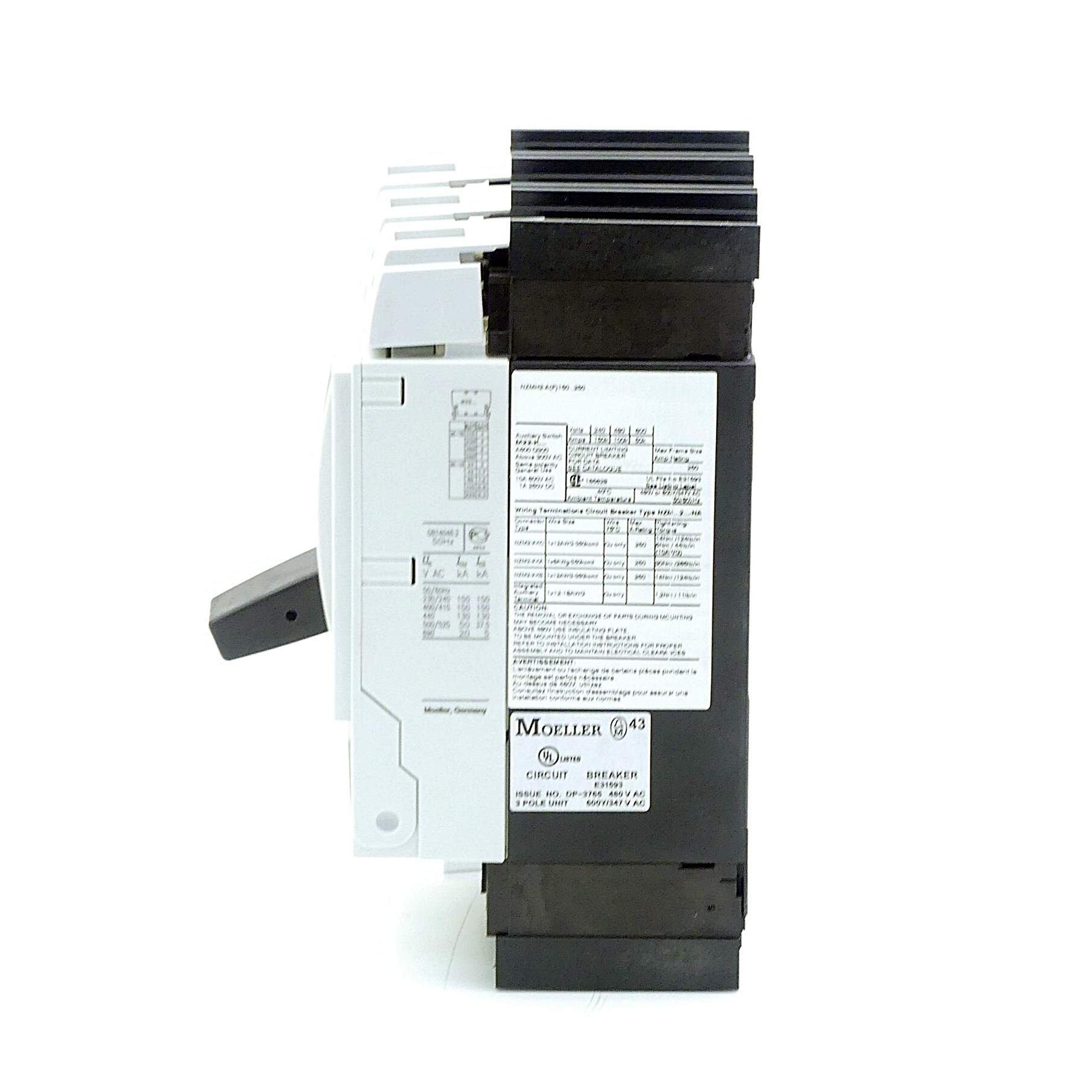 Circuit breaker NZMH2-A160-NA 