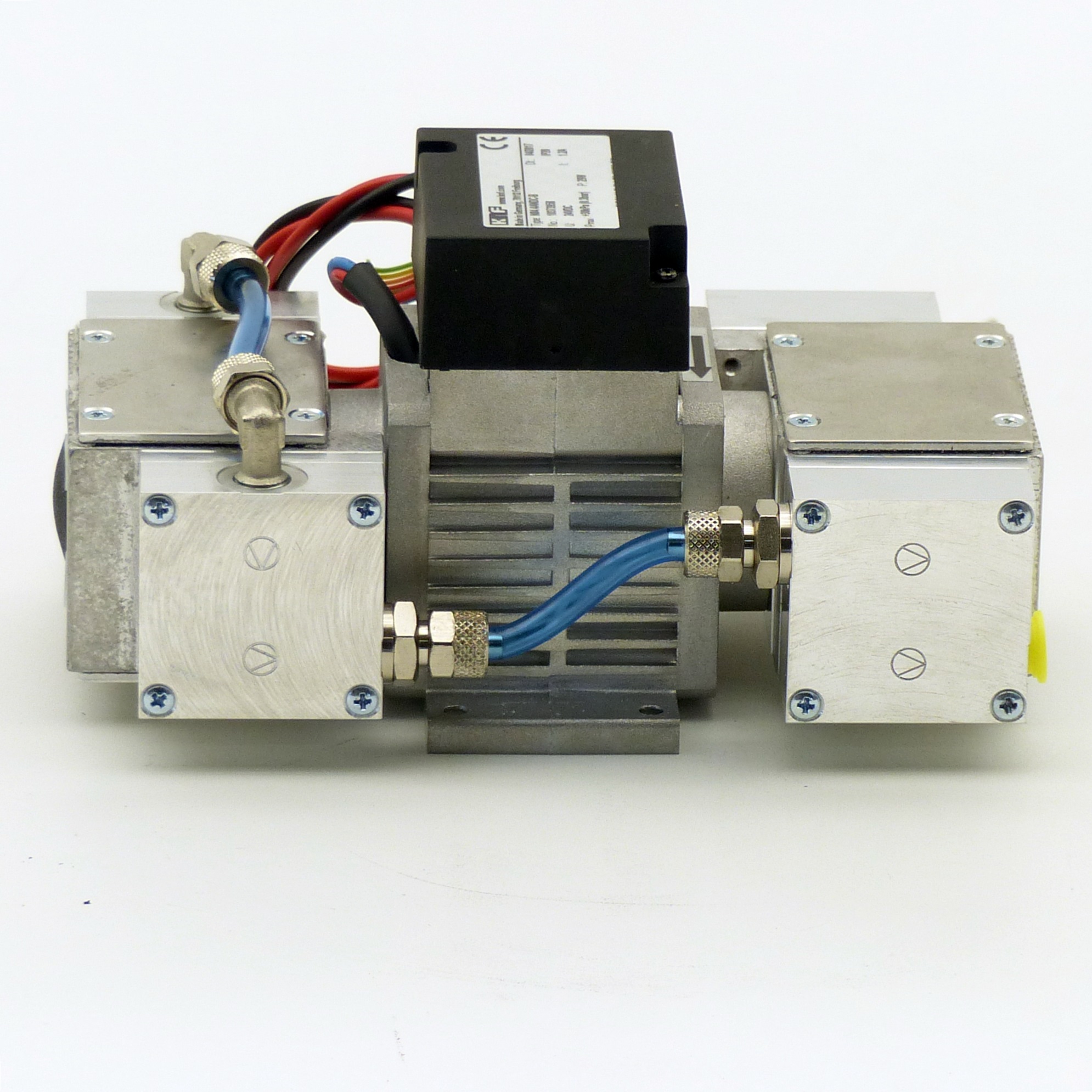 KNF LABOPORT Mini-Membran-Vakuumpumpe N 816.1.2 mit Feinregulierkopf und  Vakuummeter, 681,01
