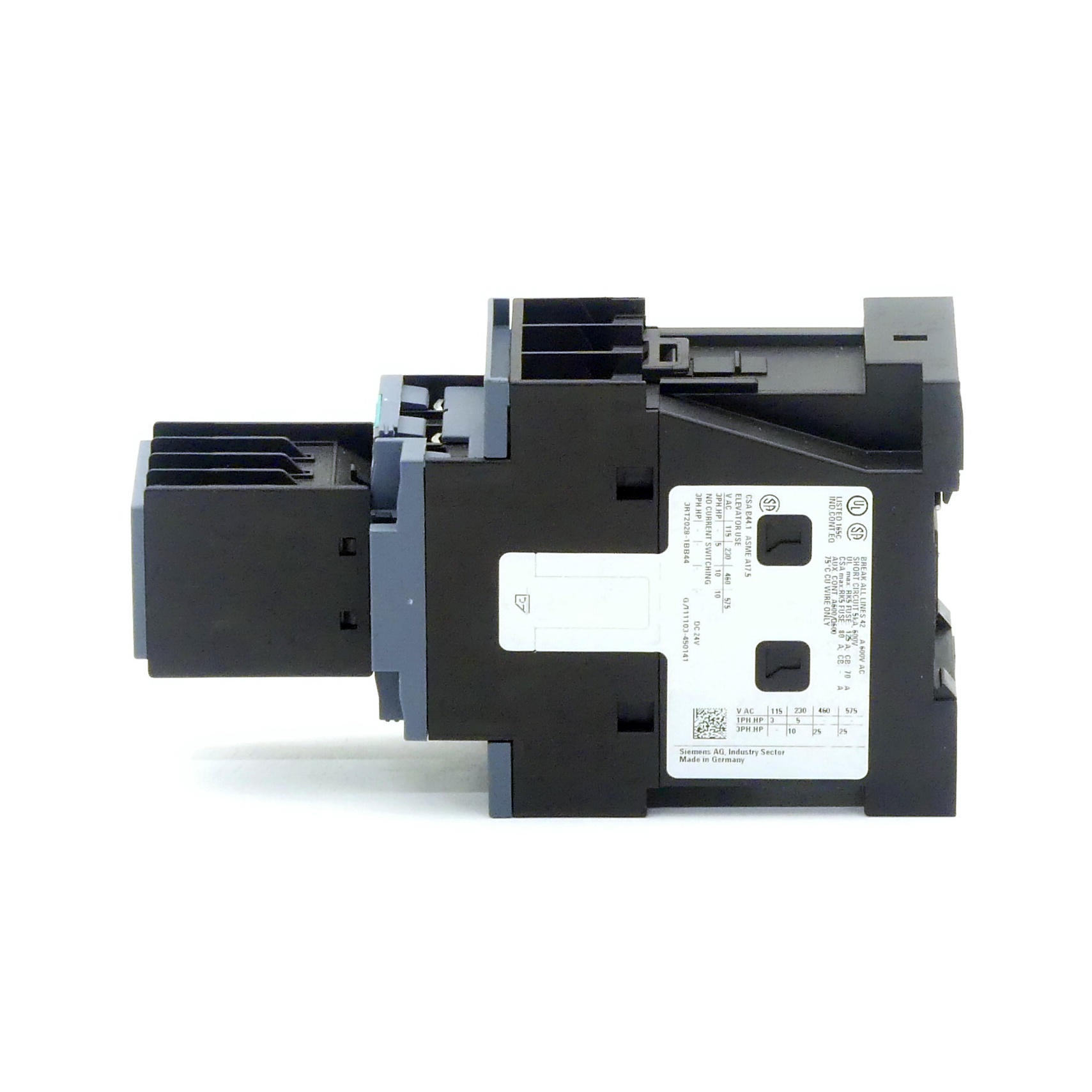 Power contactor 3RT2028-1BB44 